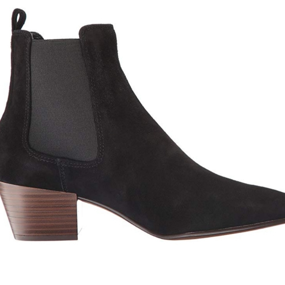 Sam Edelman Black suede booties 5M